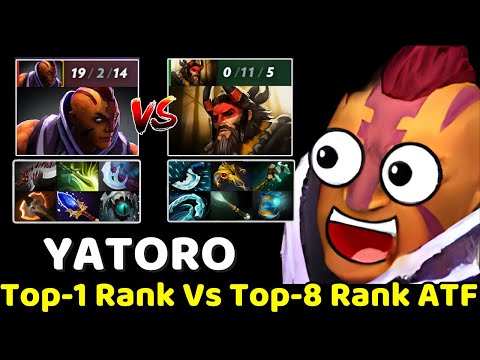 YATORO [Anti Mage] TOP-1 Rank AM Carry VS TOP-8 Rank ATF Offlane 7.37e Dota2 #dota2#YATORO#AntiMage
