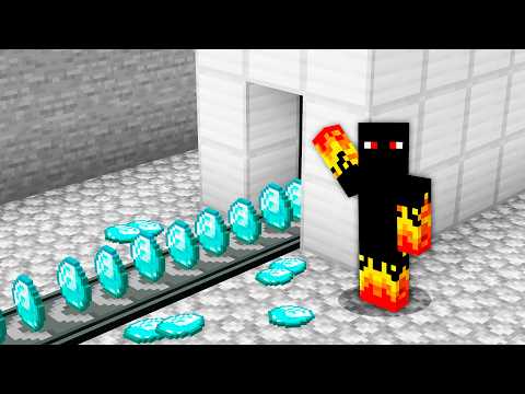 I MADE A DIAMOND FACTORY IN MINECRAFT