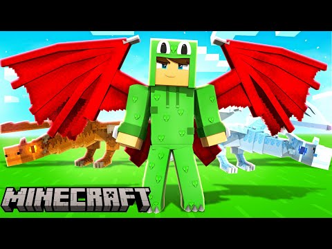 Little Lizard Adventures - How I BECAME A DRAGON in Minecraft!