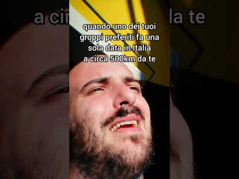 CONCERTI IN ITALIA A 1000KM 😭😭😭😭
