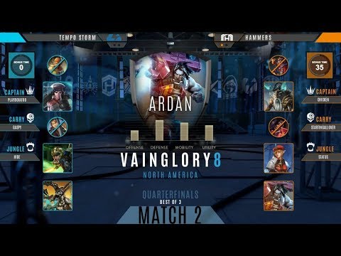 Hammers vs Tempo Storm Game 2 | Vainglory 8 NA Autumn 2017 Split 2 Week 1