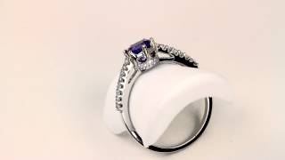 White Gold Tanzanite Ring .48 Carat