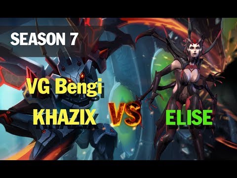 lol esports highlights l VG Bengi plays KHAZIX Jungle vs ELISE