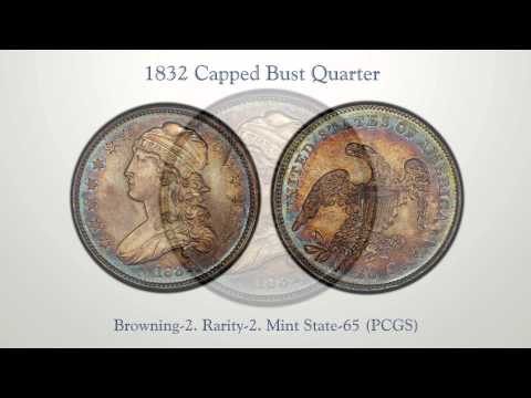 LOT 1083 - 1832 Capped Bust Quarter