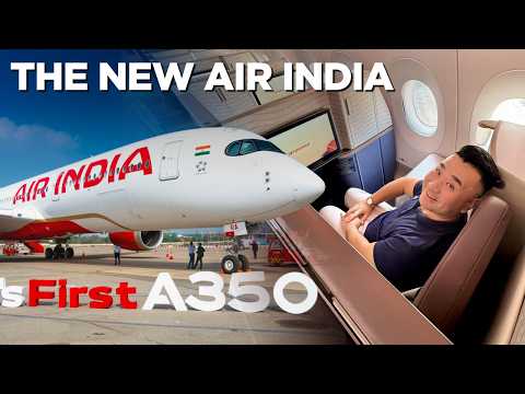 The New Air India - A350 Inaugural Flight