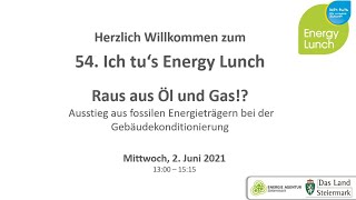 54. Ich tu&#39;s Energy Lunch