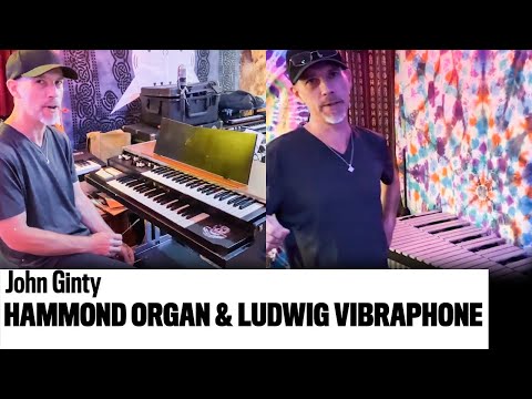 John Ginty (The Allman Betts Band) Plays & Reviews His Hammond Porta B Organ & Ludwig Vibraphone