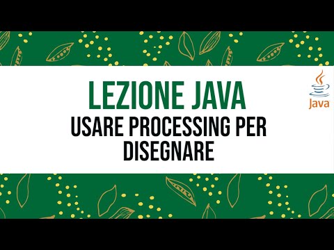 PROCESSING IN JAVA: disegnare a schermo! #java #oop #scuola