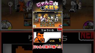 りゅういちを編成に入れていざにゃんこ塔37階へ #にゃんこ大戦争