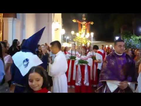 Procesión 𝐇𝐨𝐦𝐞𝐧𝐚𝐣𝐞 𝐚𝐥 𝐒𝐚𝐧𝐭𝐨 𝐂𝐫𝐢𝐬𝐭𝐨 𝐝𝐞𝐥 𝐏𝐞𝐫𝐝ó𝐧 ✝️✨𝘔𝘢𝘳𝘵𝘦𝘴 𝘚𝘢𝘯𝘵𝘰 | Semana Santa Río de oro Cesar 2026