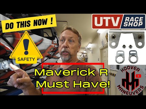 Can Am Maverick R owners MUST INSTALL THIS NOW!  Note: Torque rear bolt 177 ftlbs, front 136ftlbs
