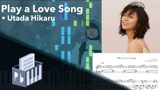 Play a Love Song - 宇多田ヒカル (ピアノ)