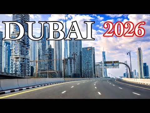 CITY WALK DUBAI  and Drive in Dubai {4K-HDR}