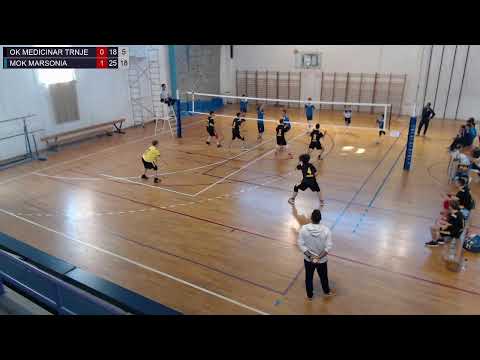 30.4.2022., PH ML. KADETI, GR. E Utakmice za poredak 9. - 11. mj., OK MEDICINAR TRNJE - MOK MARSONIA