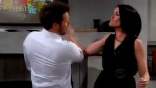 B&B PROMO 4-14-14 Brooke BIll Karen Wyatt Quinn Slap Liam Hope Kiss Bold Beautiful Preview 4-11-14