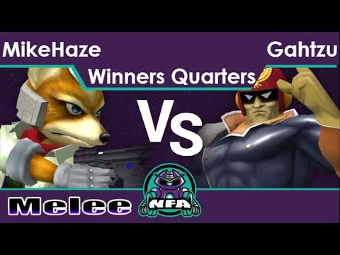 NFA 2 - bc | MikeHaze (Fox) vs 20GX | Gahtzu (C Falcon) Winners Quarters - Melee