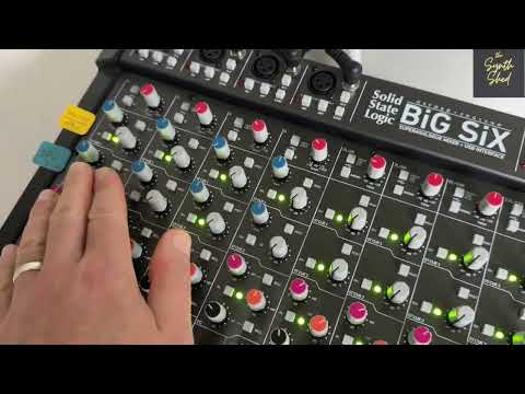SSL Big Six: maxed out FX routing (dub mixing example. feat Muddyloop)