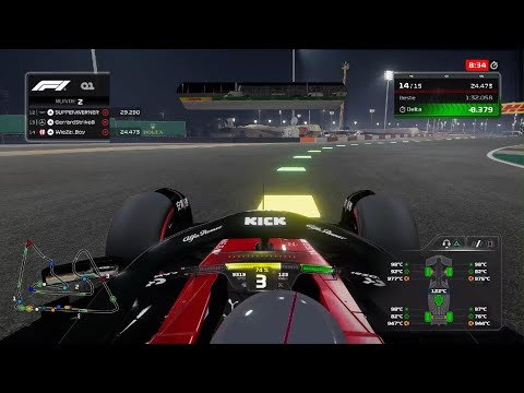 F1 2023 GDA Liga Rennen 5 aus Bahrain 16.10.2023 (Sprint Rennen)