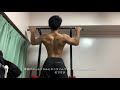 減量1ヶ月目の背中トレ&ポージング練習