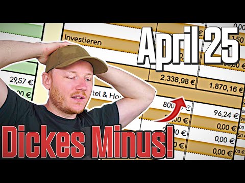 📉 Minus-Monat! 😱 Im April-Budget lief ALLES schief... 💸 | Abschluss