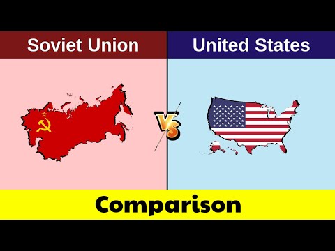 Soviet union vs United States | United States vs Soviet union comparison | USSR vs USA | Data Duck