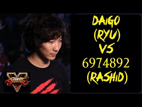 Street Fighter V DAIGO (RYU) VS 6974892 (RASHID) RANKED MATCH - VER 1.01 HD