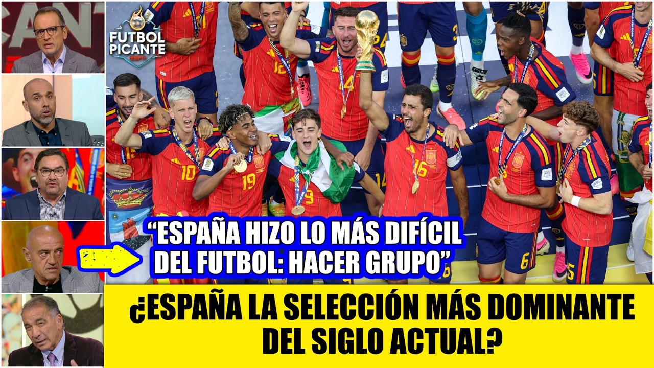 ESPAÑA es la SELECCIÓN más DOMINANTE del SIGLO. ARGENTINA se olvidó de su futbol | Futbol Picante
