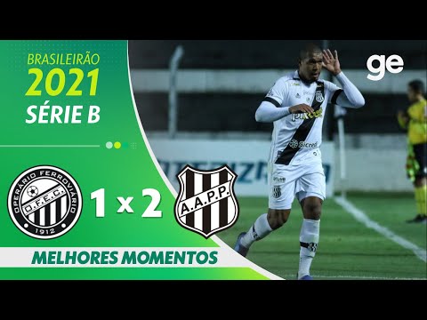 Gols e lances de Operário x Ponte Preta