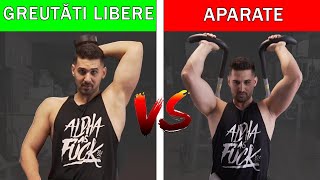 Greutăți Libere vs Aparate || Care este cea mai bună variantă?!