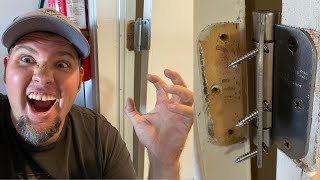 How to fix stripped out screw holes in wood and Concrete