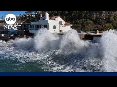 Dangerous king tides hitting both coasts