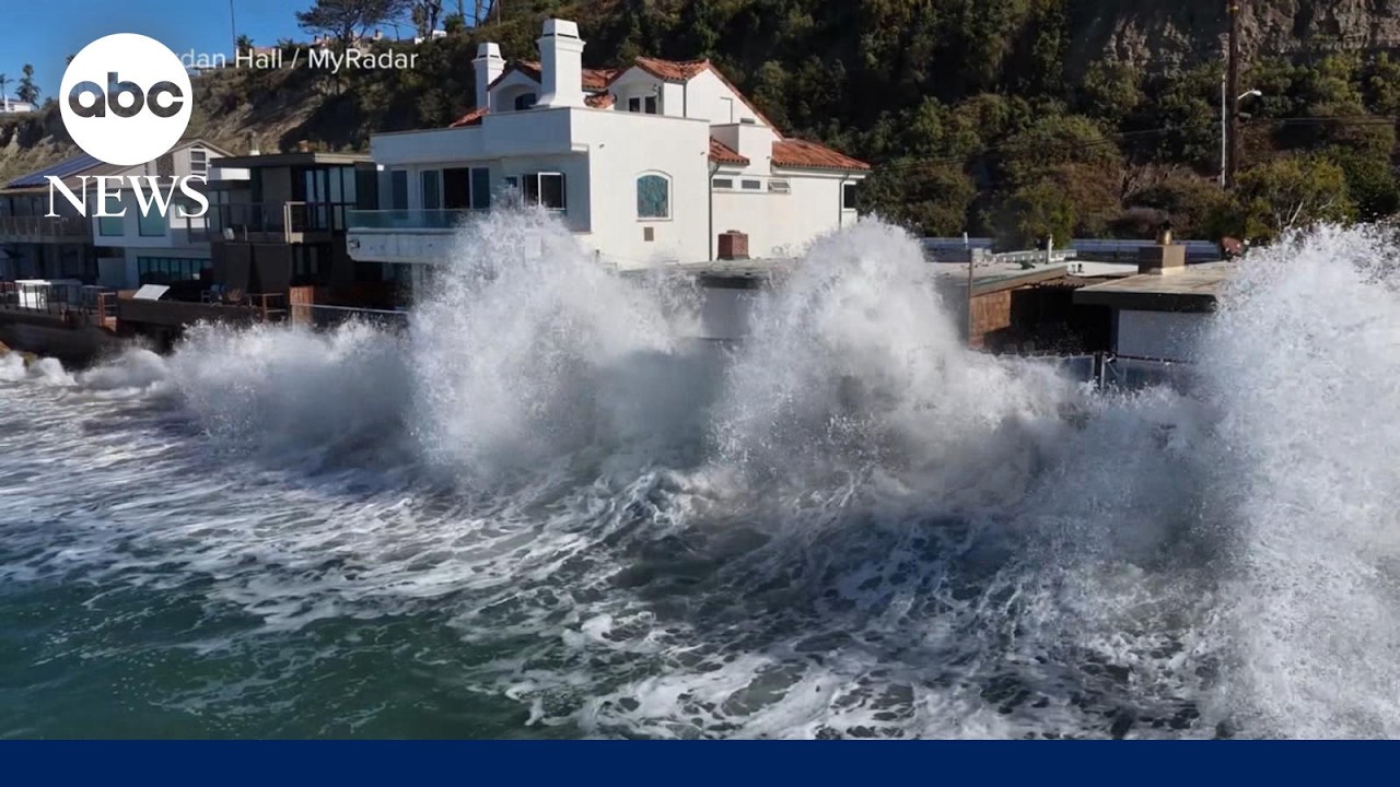 Video: King tides and full moon drive record coastal flooding from California to Florida