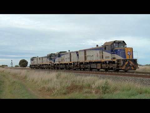 D747V RailFirst (CFCLA) Light Engines T373 T369 T377 T376 (31/8/2021) - PoathTV Australian Trains