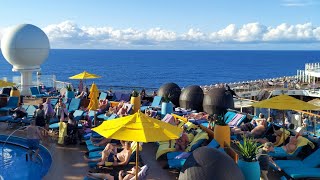 Serenity Deck on Sea Days 🌊 " Breathtaking view from up here " beautiful nature ❤️