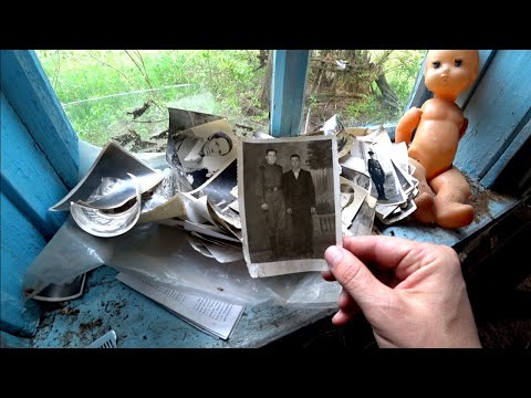 Man Comes Across An Abandoned House In A  Forest While Exploring Belarus