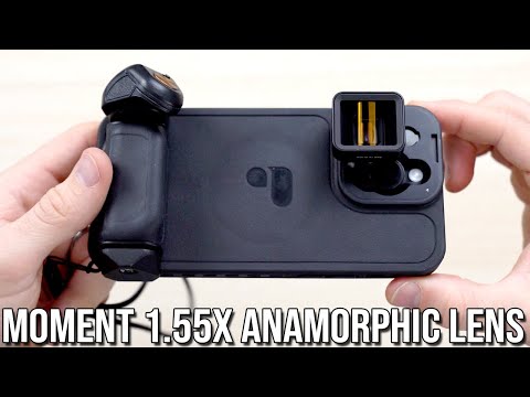 New Moment 1.55x Gold Flare Anamorphic Lens