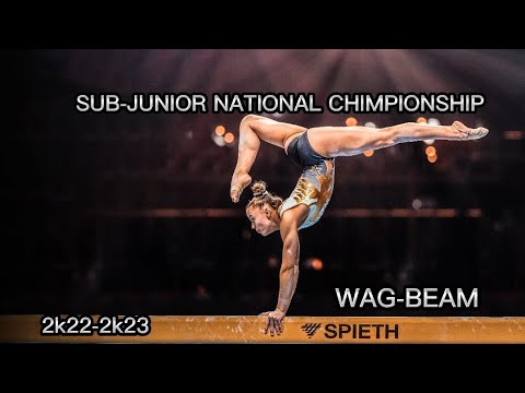 SUB-JUNIOR NATIONAL CHIMPIONSHIP 🔥 WAG-BEAM WEST BENGAL WAG GYMNAST#viral #gymnast #popular #youtube