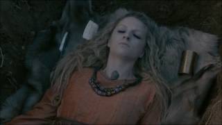 Vikings S04E20 - Helga's death and funeral