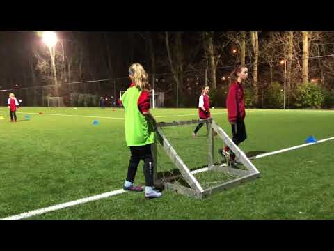 KNVB MO12 compilatiefilm van training op 22 januari 2018 in Alkmaar