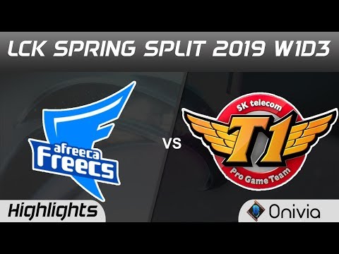 AFS vs SKT Highlights Game 2 LCK Spring 2019 W1D3 Afreeca Freecs vs SK Telecom T1 by Onivia