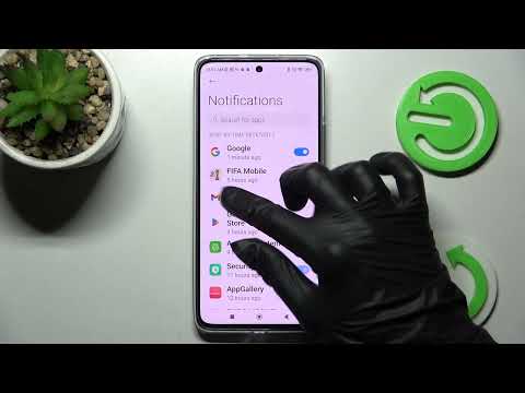 XIAOMI 12 LITE - How To Turn On & Off App Notifications