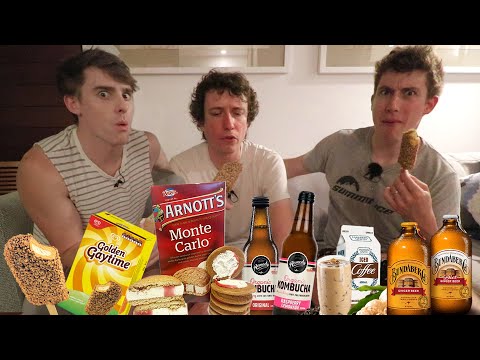 Brits Try Aussie Convenience Store Ice-Creams! (GOLDEN GAYTIME???)