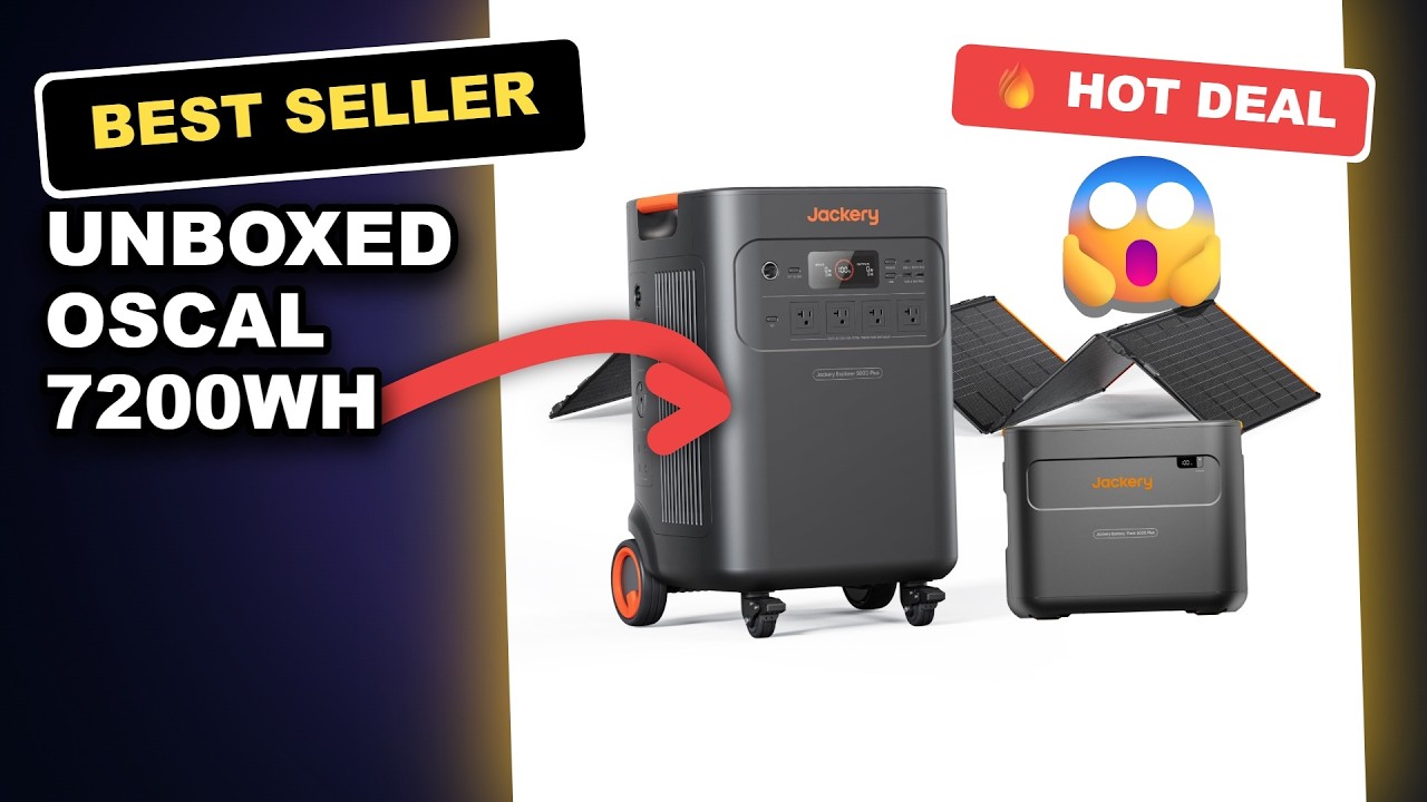 Unboxed OSCAL 7200Wh Solar Generator PowerMax 6000 Review: A High-Output Power Station for Home and