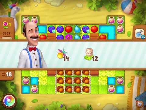 Gardenscapes Level 3567 With No Boosters - Undersea Adventure: Chairs