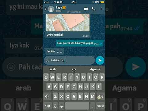 Pov : Minta Beliin iPad ke papa || WhatsMock Prank Chat