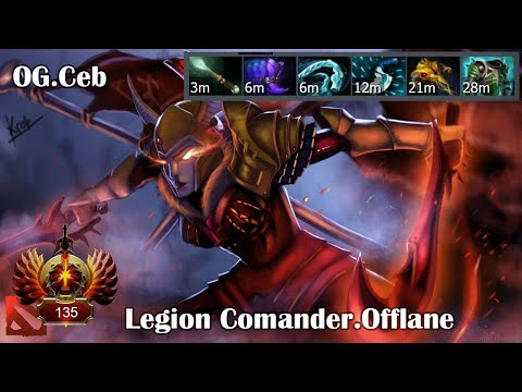 Dota 2 Pro Replay | offlane | Legion Comander [OG.Ceb] | ~8340mmr | 7.26c