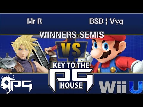 Key to the PG House WINNERS SEMIS - Mr R (Cloud, Sheik) vs BSD | Vyq (Mario, Bayonetta)