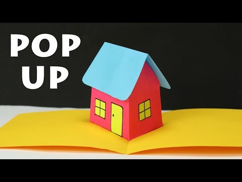 How to make a Pop up paper house