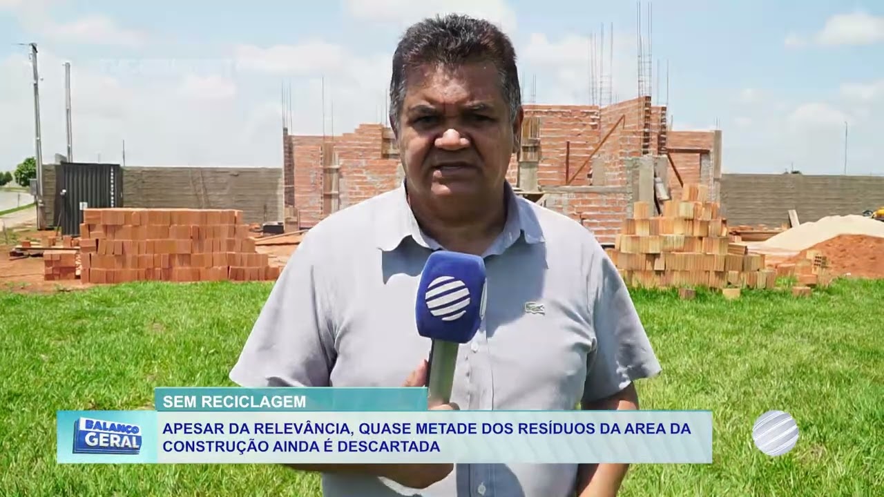 Desperdício de materiais de construção cresce e reciclagem surge como alternativa sustentável