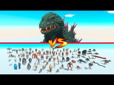 Godzilla vs All Units - Animal Revolt Battle Simulator